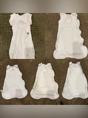 Nested bean sleep sack / sleep bag. bundle of 5